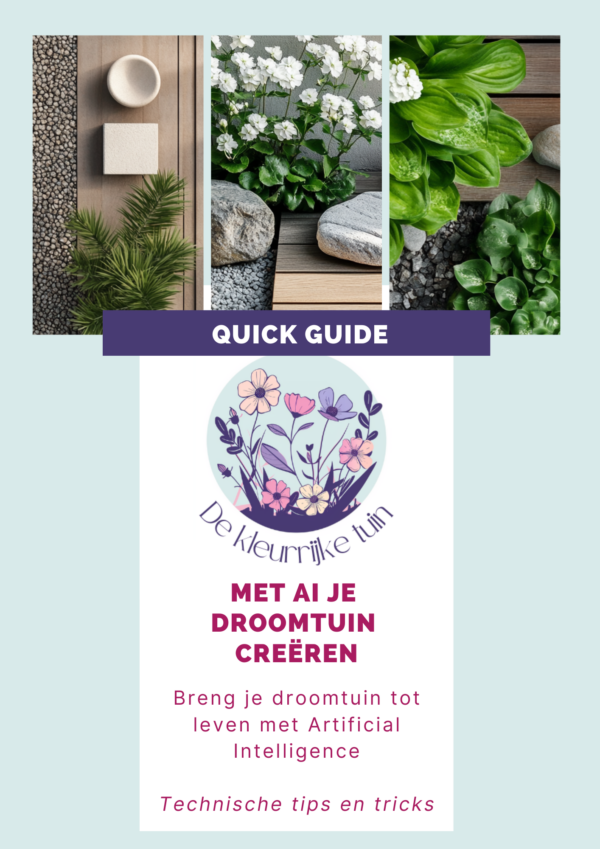 Quick guide 'Met AI je droomtuin creëren'